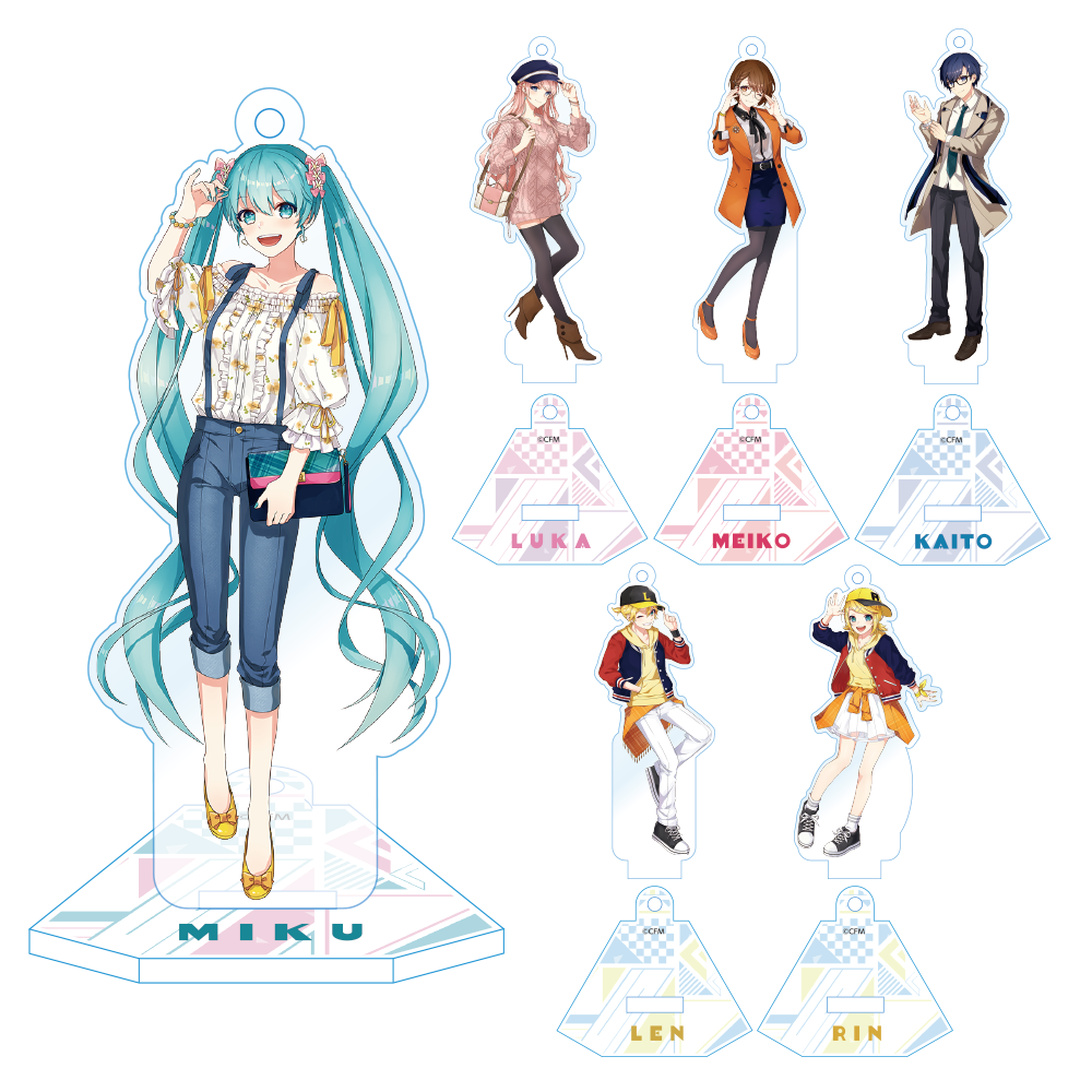 スタンド付きアクリルキーホルダー