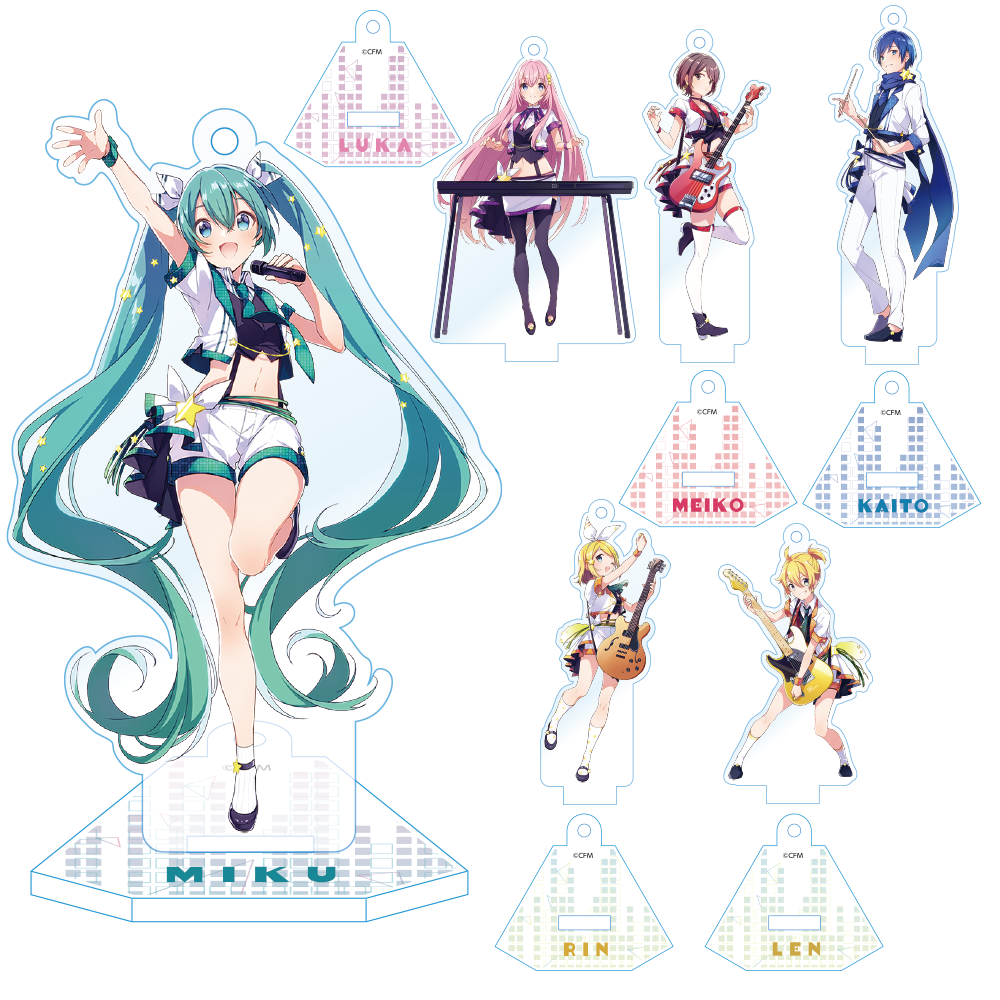 スタンド付きアクリルキーホルダー