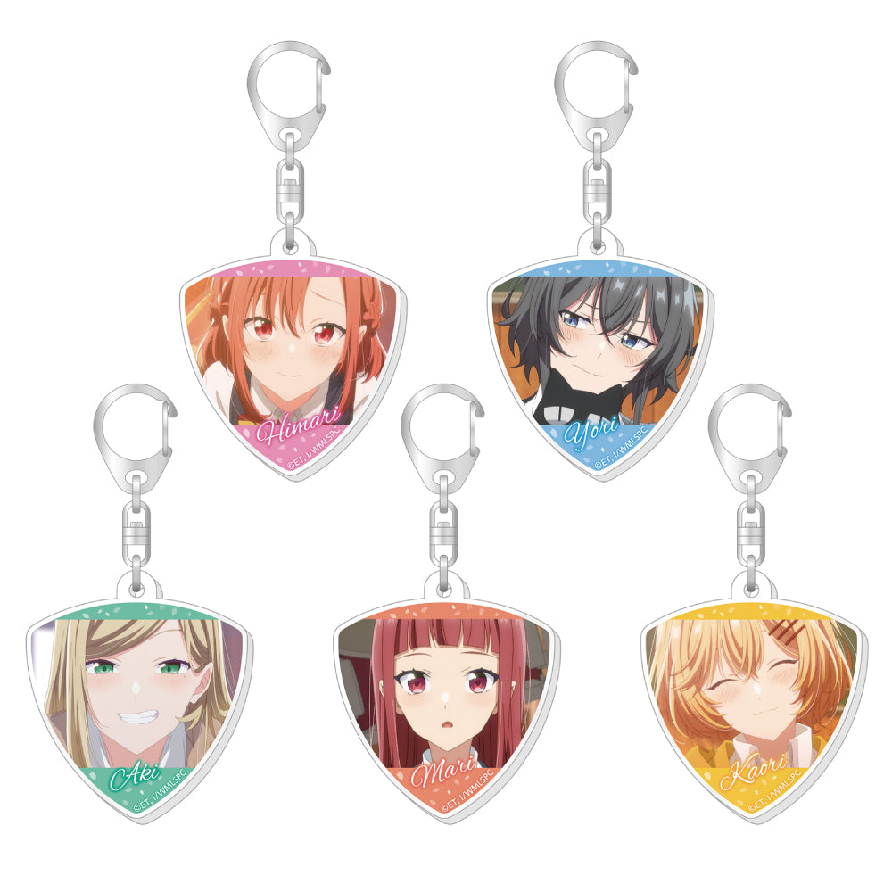 トレーディングピック型アクリルキーホルダー(BOX)