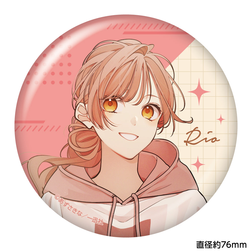 メタリック缶バッジ / 三澄莉緒