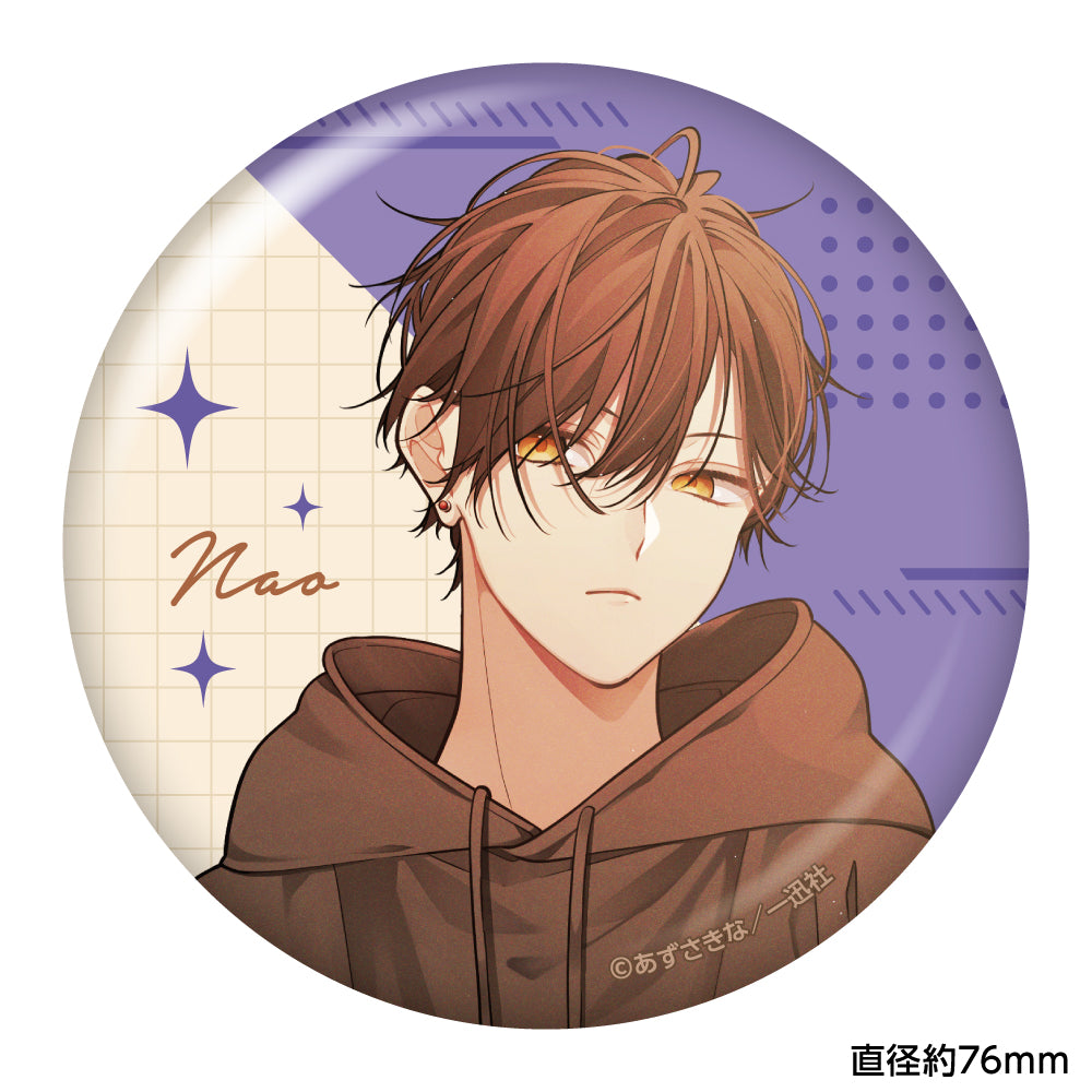 メタリック缶バッジ / 三澄尚