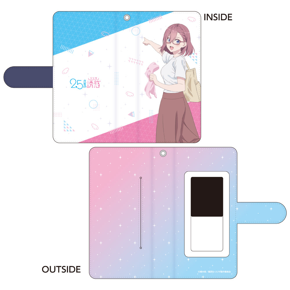 描き下ろし手帳型スマートフォンケース/リリサ