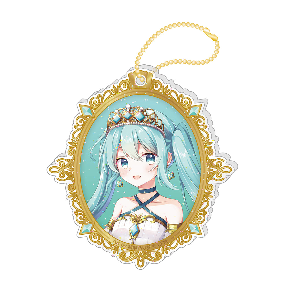 ラメ入りアクリルキーホルダー 王国ver. / 初音ミク