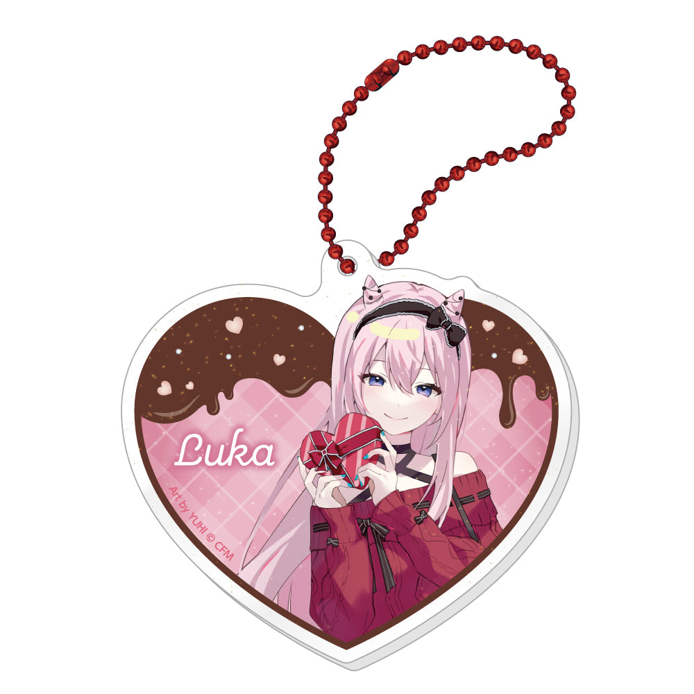 ラメ入りアクリルキーホルダー / 巡音ルカ