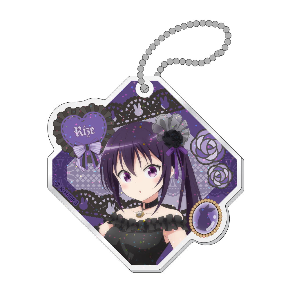 ラメ入りアクリルキーホルダー / リゼ