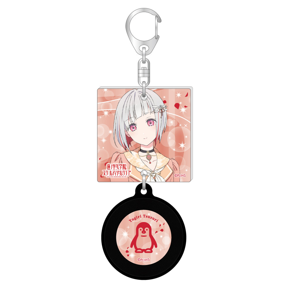 描き下ろしジャケット風レコードキーホルダー/夕霧 綴理