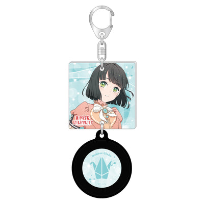 ラブライブ!蓮ノ空女学院スクールアイドルクラブ 描き下ろしジャケット風レコードキーホルダー/百生 吟子