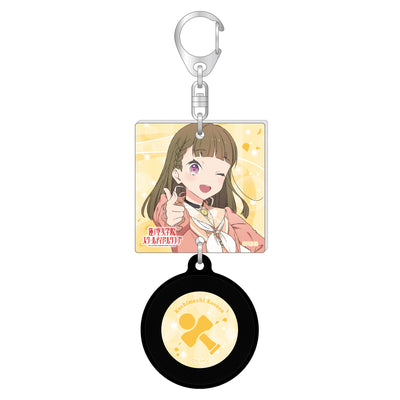 ラブライブ!蓮ノ空女学院スクールアイドルクラブ 描き下ろしジャケット風レコードキーホルダー/徒町 小鈴