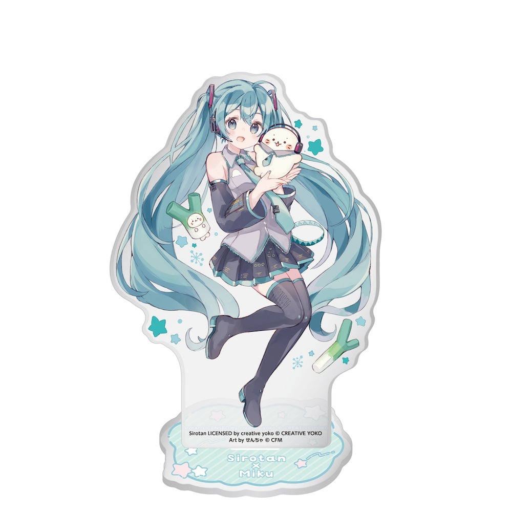 しろたん×初音ミク アクリルスタンド / 初音ミク| アニメ グッズ 通販