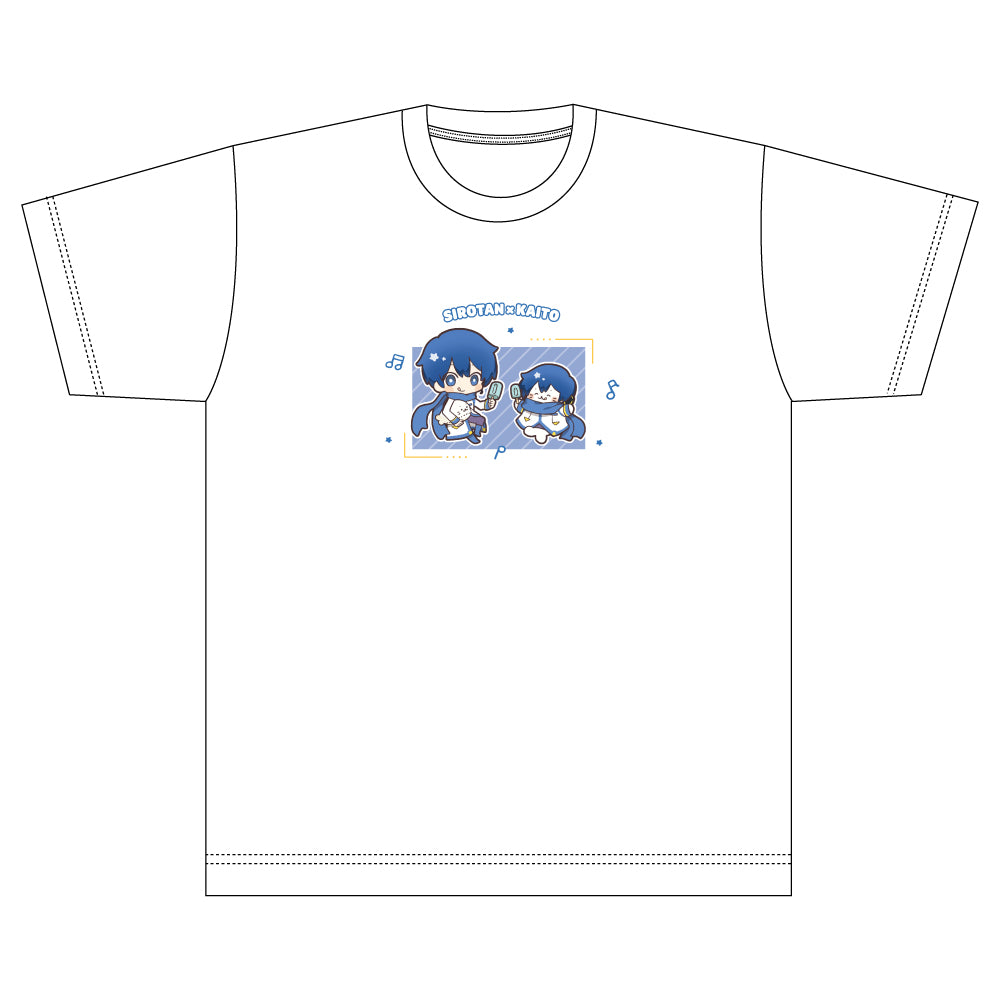 しろたん×初音ミク Tシャツ / KAITO | アニメ グッズ 通販 - COCOLLABO