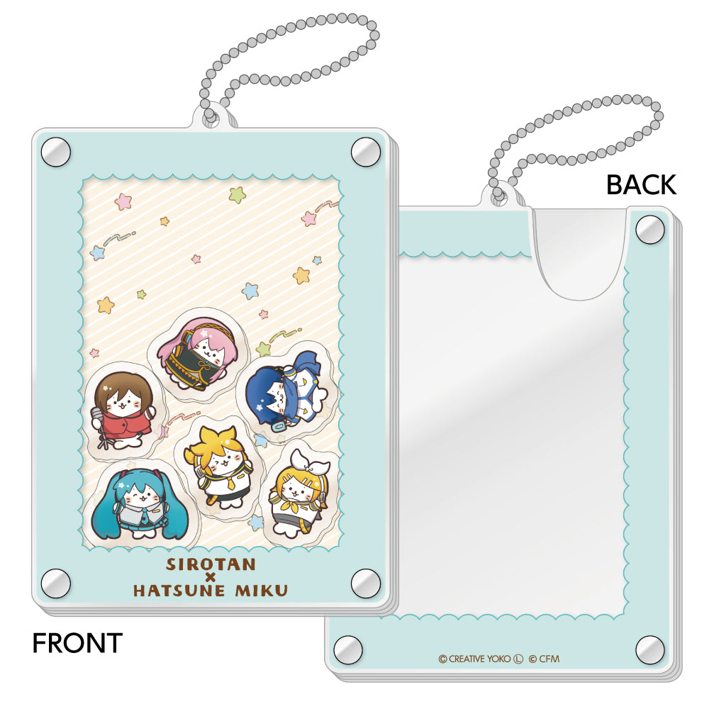 しろたん×初音ミク シャカシャカパスケース| アニメ グッズ 通販