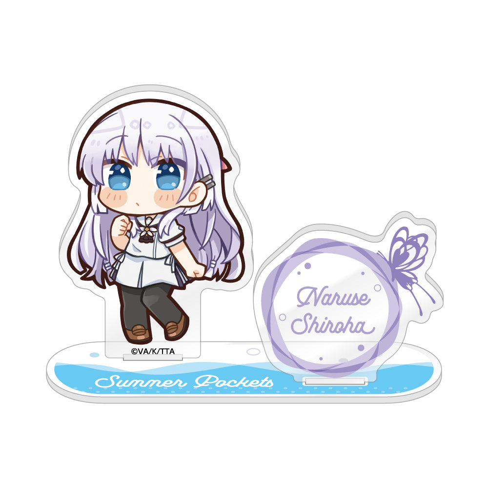 summer pockets サマポケ 鳴瀬しろは アクリルくじ 1弾 2点 Summer Pockets REFLECTION BLUE]アクリルパネル（鳴瀬しろは1）