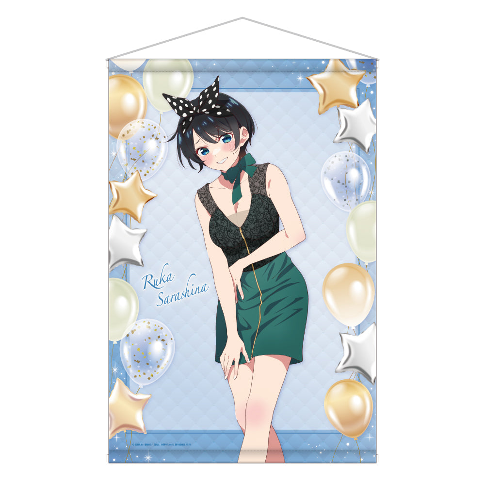 彼女　お借りします　タペストリー Amazon.co.jp: 彼女、お借りします 描き下ろしBIGタペストリー