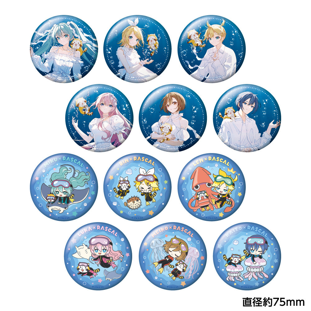 初音ミク×ラスカル 2025 おっきめホログラム缶バッジコレクション