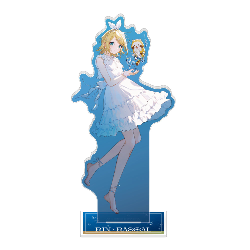 エ*奨様 鏡音リン・レン　初音ミク×ラスカル2020 スタンド付きアクリルキーホ 初音ミク×ラスカル2020冬 スタンド付きアクリルキーホルダー/鏡