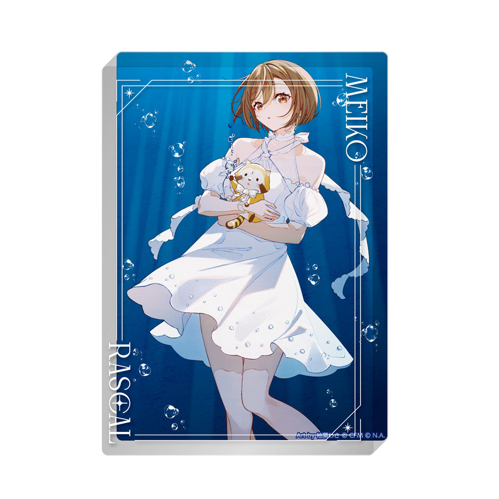初音ミク×ラスカル 2025 アクリルブロック / MEIKO| アニメ グッズ