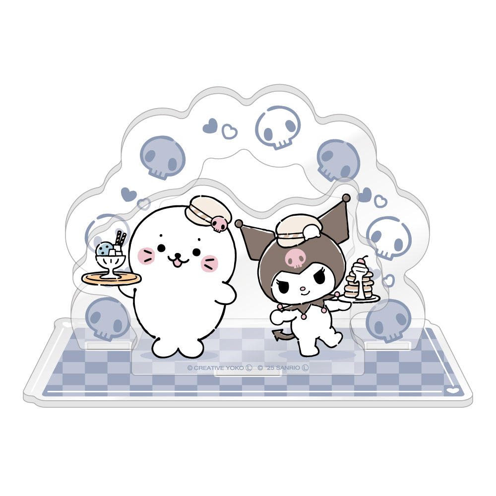 しろたん × サンリオキャラクターズ vol.3 アクリルジオラマ / しろたん×クロミ