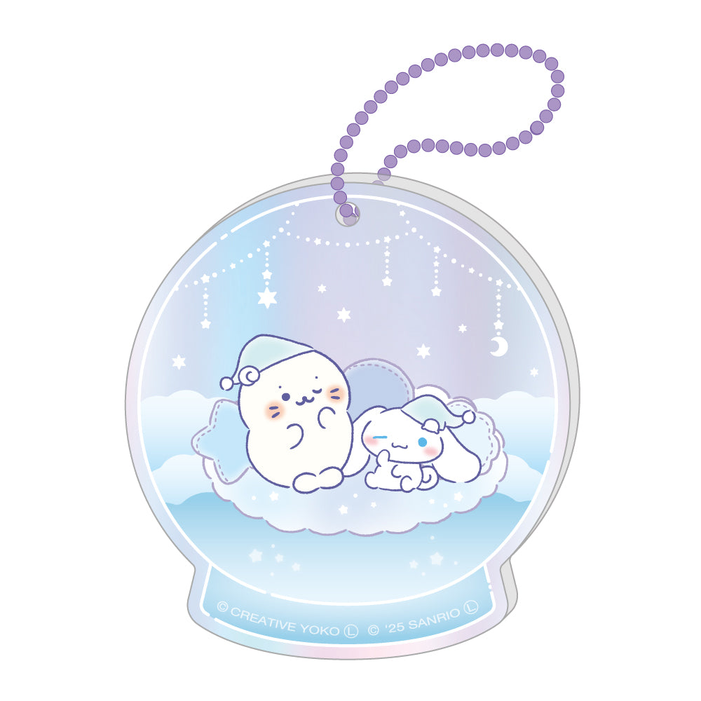 しろたん × サンリオキャラクターズ vol.3 オーロラアクリルキーホルダー / しろたん×シナモロール