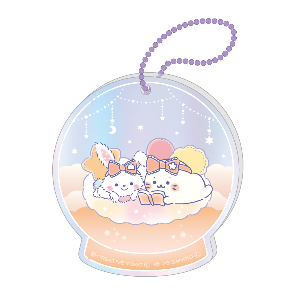 しろたん × サンリオキャラクターズ vol.3 オーロラアクリルキーホルダー / しろたん×ウィッシュミーメル