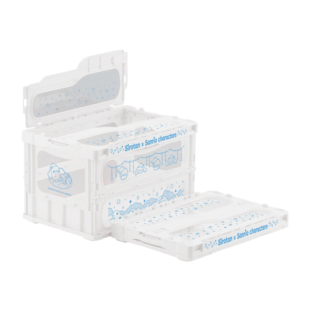 しろたん × サンリオキャラクターズ vol.3 折りたたみコンテナ / しろたん×シナモロール