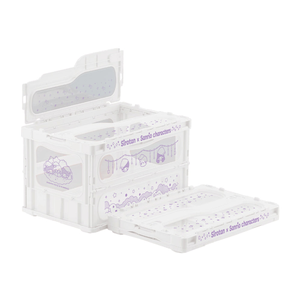 しろたん × サンリオキャラクターズ vol.3 折りたたみコンテナ / しろたん×リトルツインスターズ