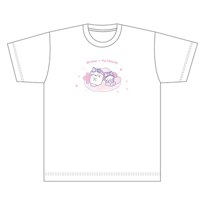 しろたん × サンリオキャラクターズ vol.3 Tシャツ / しろたん×マイメロディ