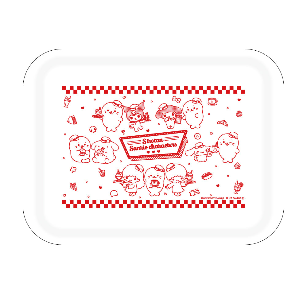 しろたん × サンリオキャラクターズ vol.3 トレー