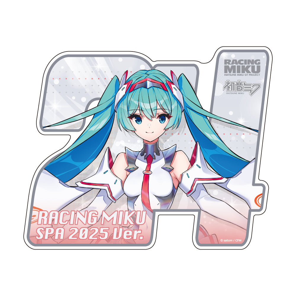初音ミク レーシングVer.SPA 2025応援Ver. マグネットカーステッカー
