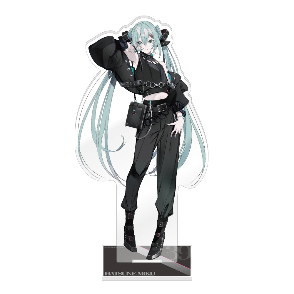初音ミク 本革バックパック 購入特典 ビッグアクリルスタンド SOLWA 初音ミク 本革バックパック| アニメ グッズ 通販 - SOLWA ( ソルワ )