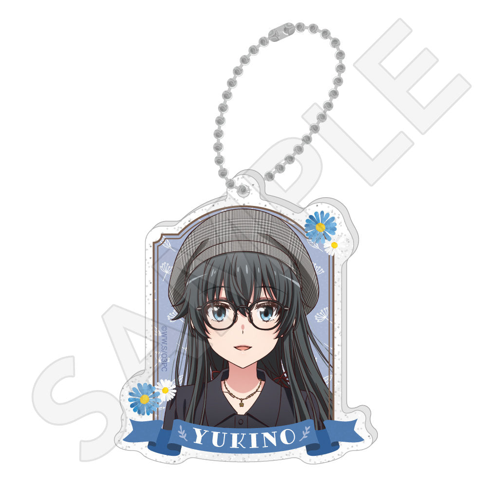 ラメ入りアクリルキーホルダー / 雪ノ下 雪乃