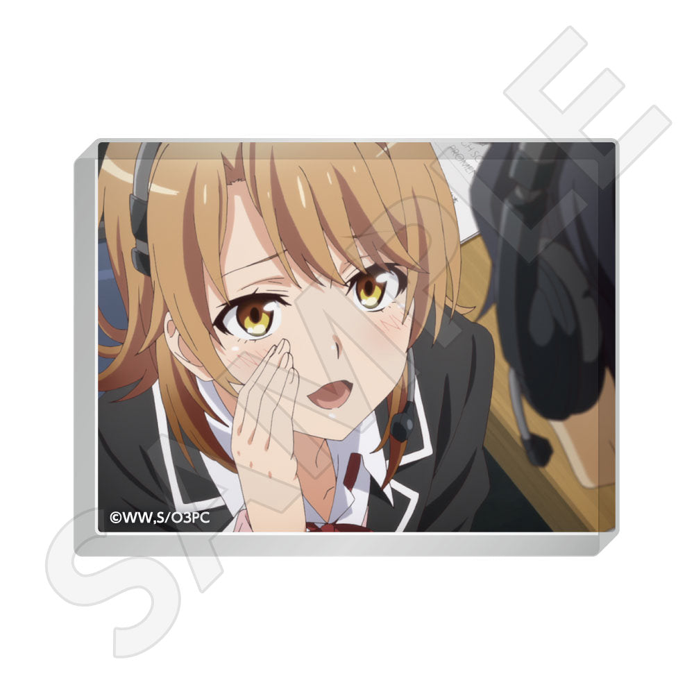 いろは アニメ関連アイテム やはり俺の青春ラブコメはまちがっている。完 アクリルブロック / 一色