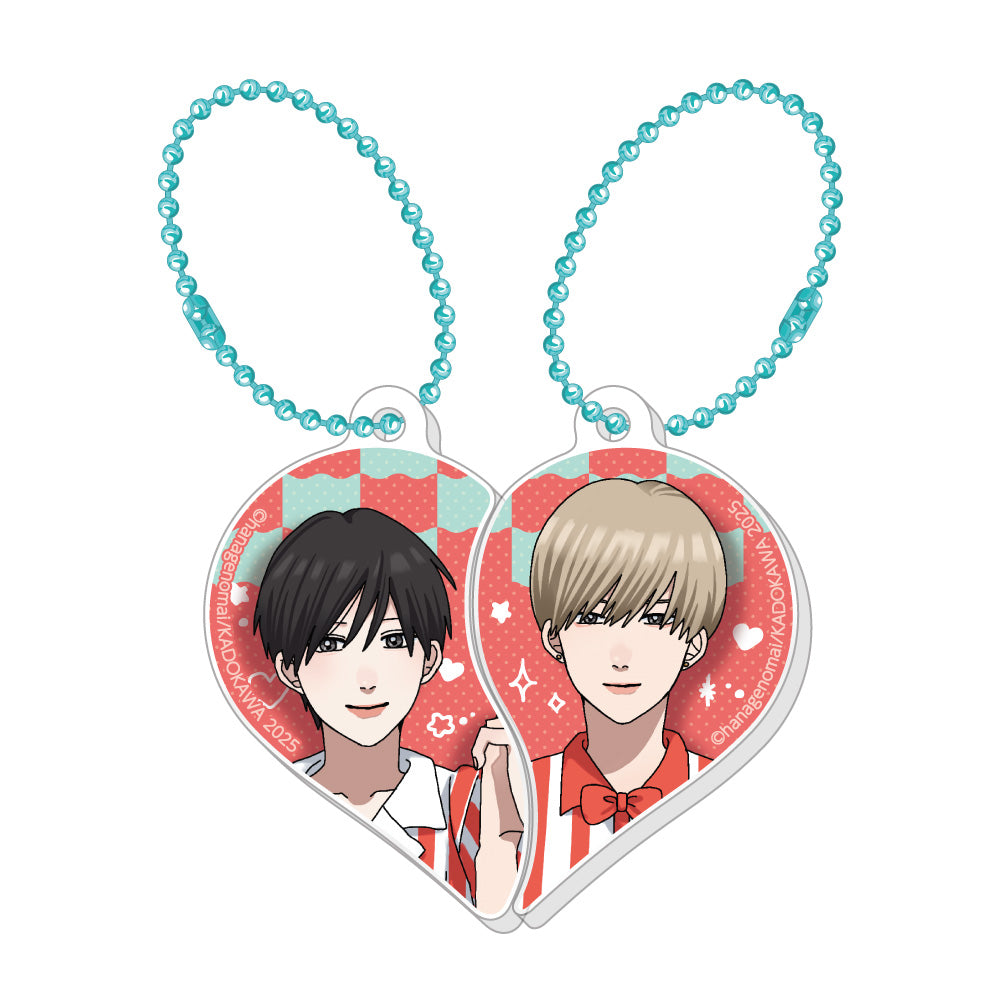 ツインアクリルキーホルダー