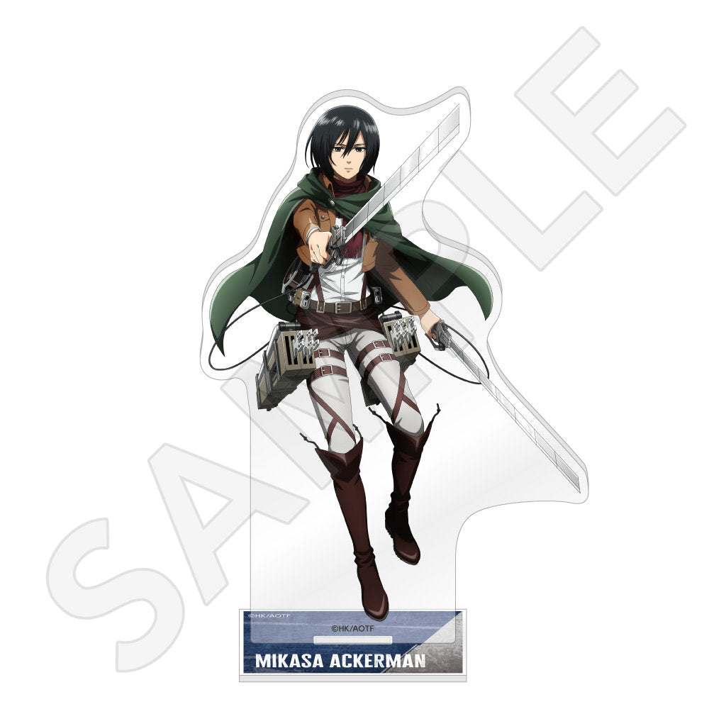 進撃の巨人 アクリルスタンド Fighting ver. / ミカサ・アッカーマン
