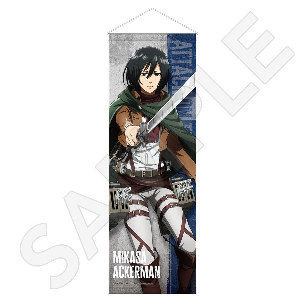 B2ハーフタペストリー Fighting ver. / ミカサ・アッカーマン