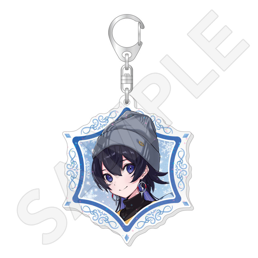 描き下ろしラメ入りアクリルキーホルダー / 輪廻 此処