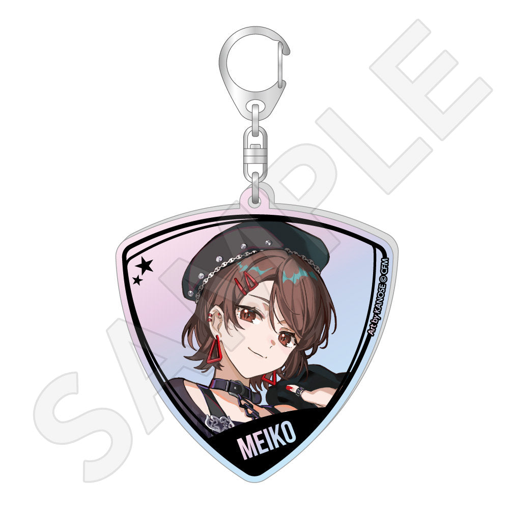 ピック型オーロラアクリルキーホルダー バンドver. MEIKO