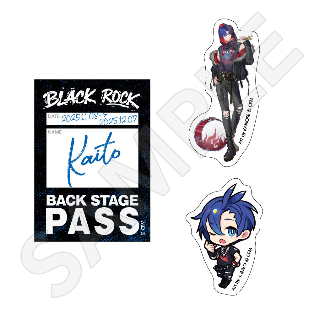 初音ミク ステッカー3枚セット バンドver. KAITO| アニメ グッズ 通販