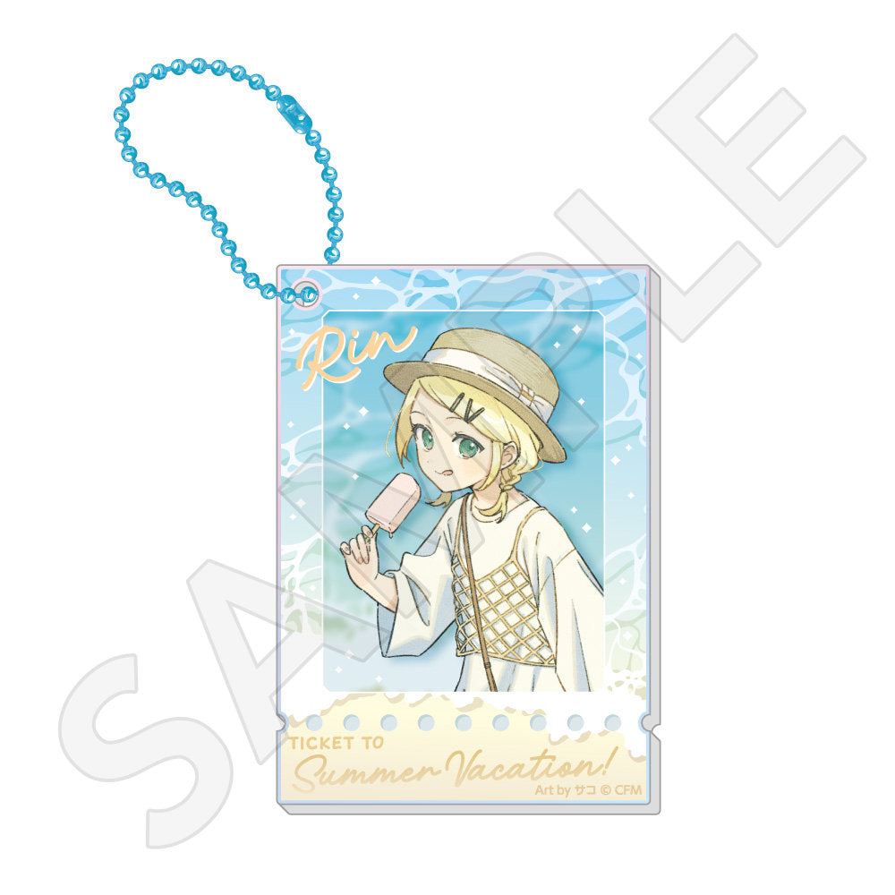 39Culture 2025 EXTRA RETRO オーロラアクリルキーホルダー / 鏡音リン