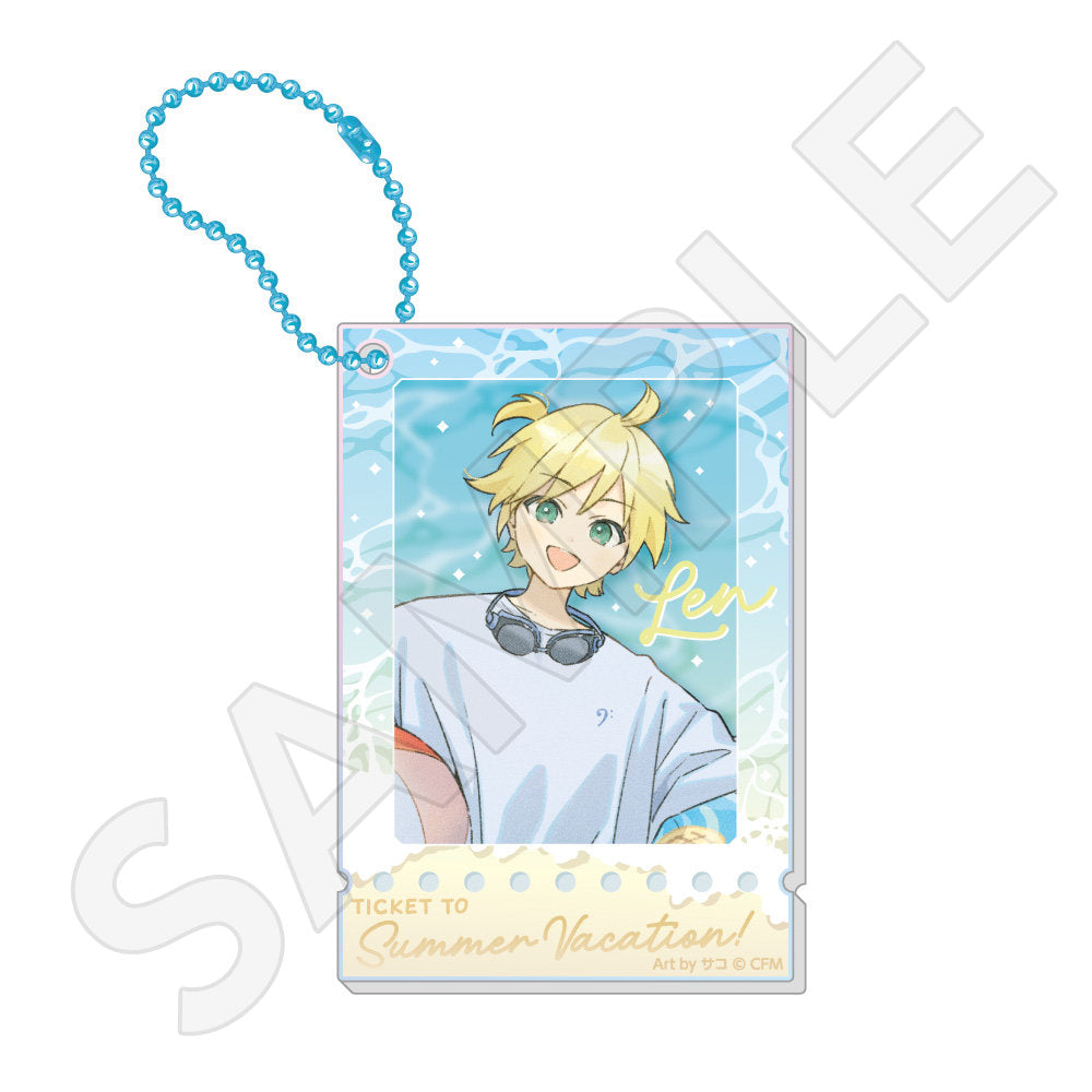 39Culture 2025 EXTRA RETRO オーロラアクリルキーホルダー / 鏡音レン