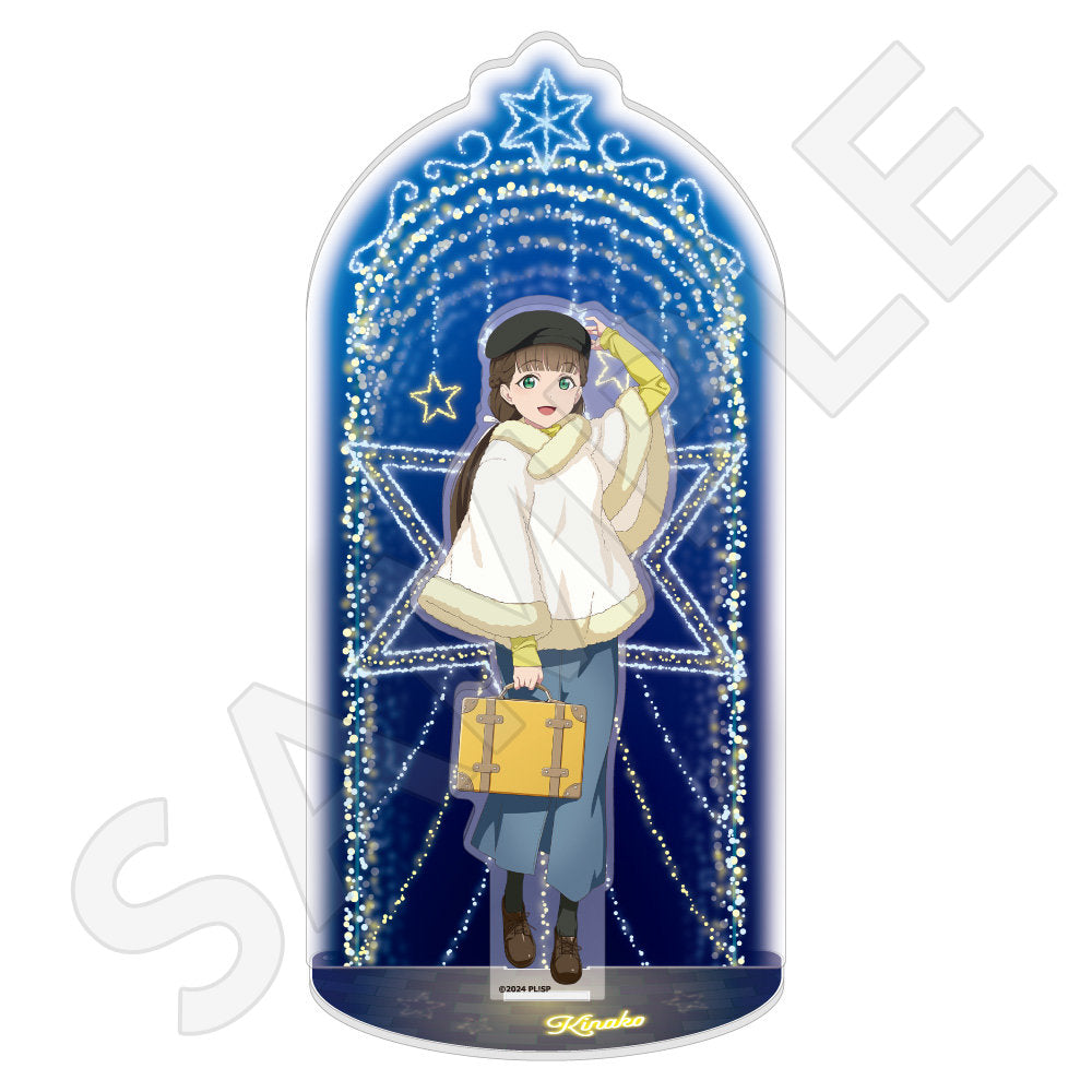 アクリルスタンドジオラマ / 桜小路 きな子 ホワイトポンチョver.