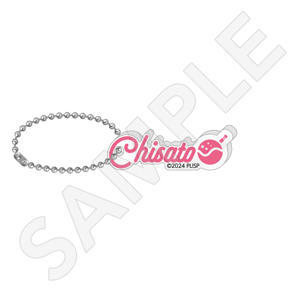 アクリルネームブロックキーホルダー / 嵐 千砂都