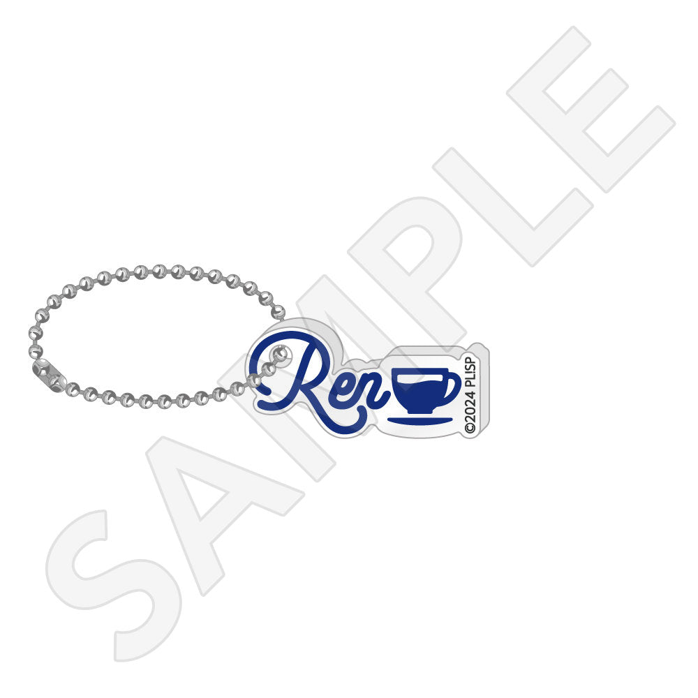 アクリルネームブロックキーホルダー / 葉月 恋