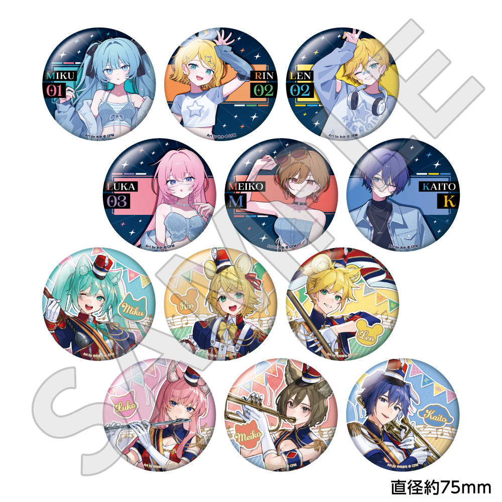 トレーディング 大き目ホログラム缶バッジ