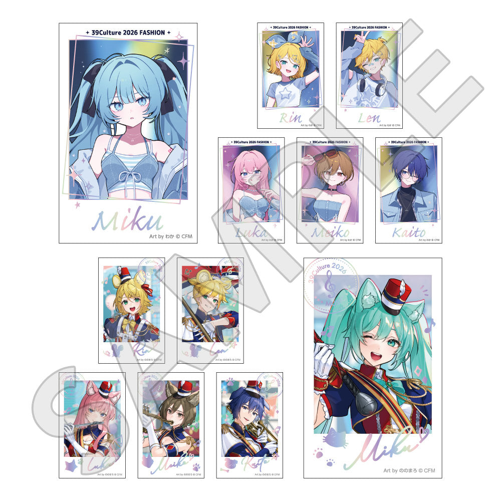 39Culture 2026 トレーディング 箔押しカード（単品）| アニメ グッズ