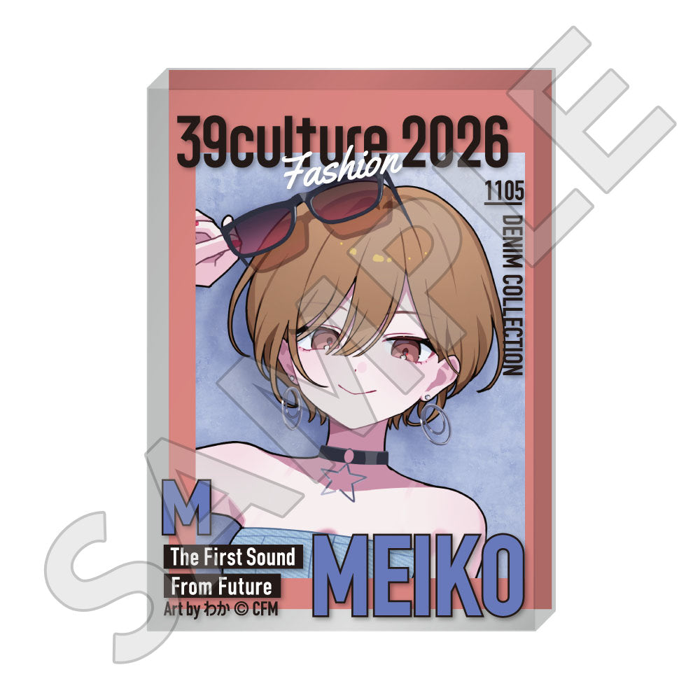 FASHION 雑誌風アクリルブロック / MEIKO