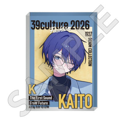 39Culture 2026 FASHION 雑誌風アクリルブロック / KAITO