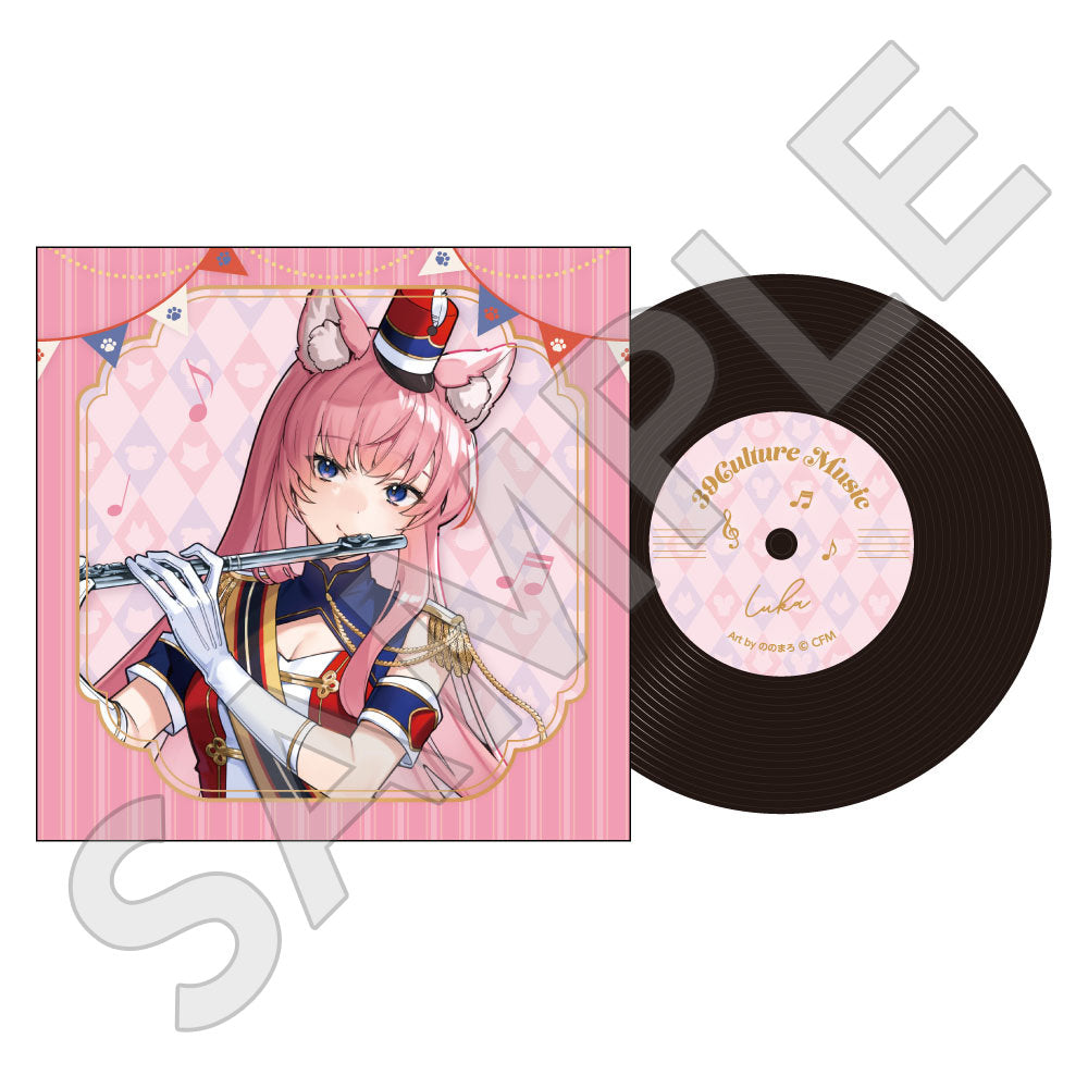 MUSIC レコード風コースター / 巡音ルカ