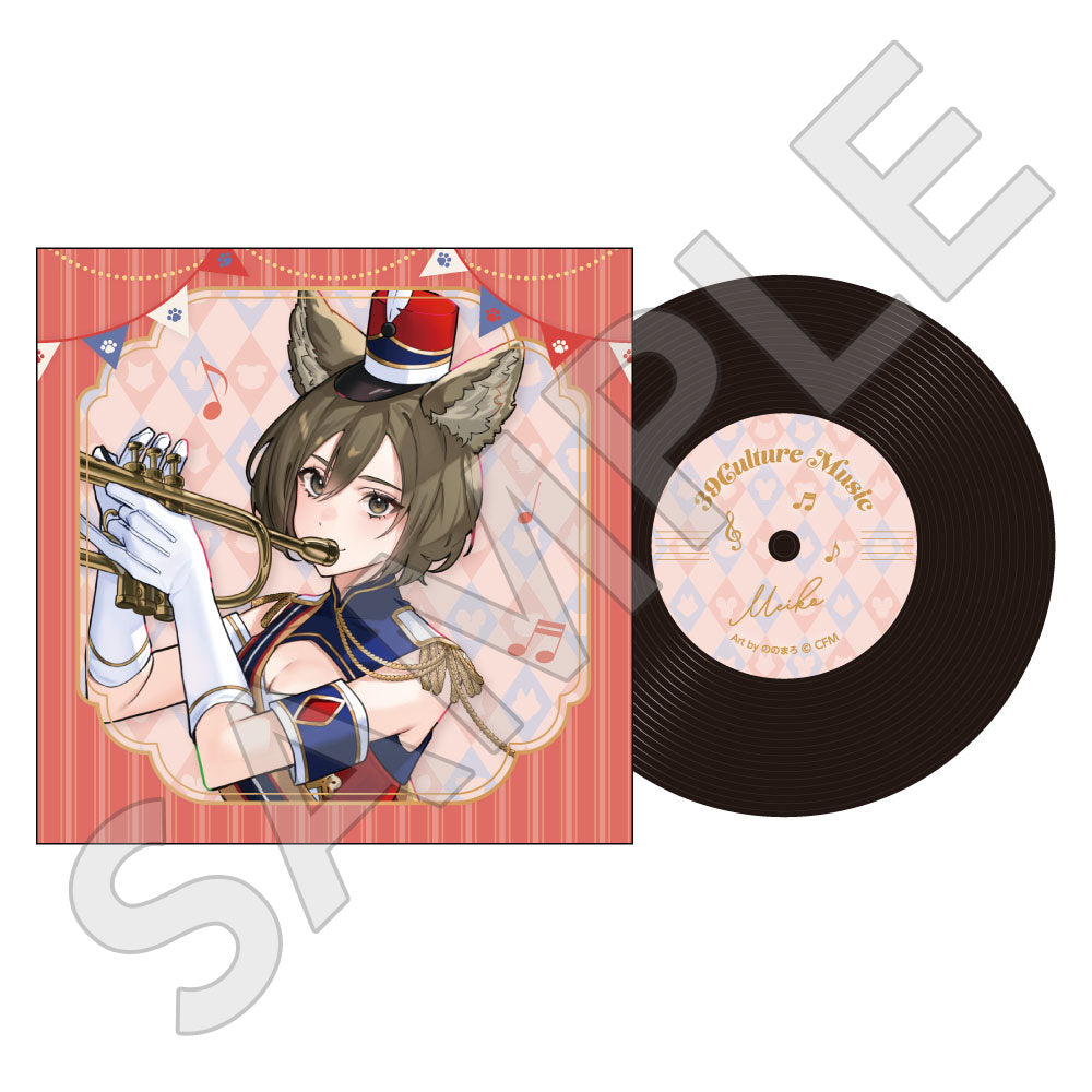 MUSIC レコード風コースター / MEIKO