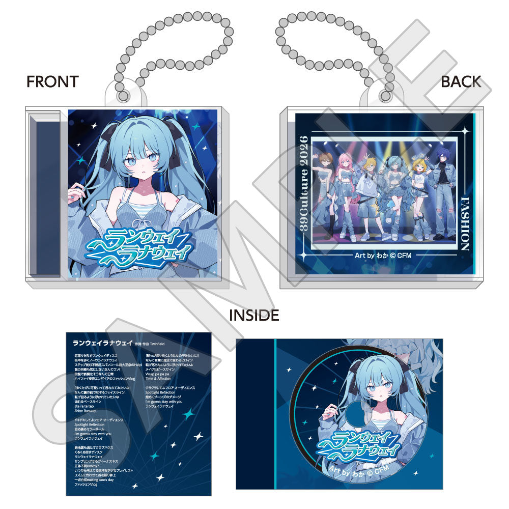 FASHION CD風キーホルダー