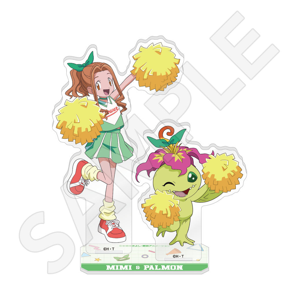 ペアアクリルスタンド / 太刀川ミミ&パルモン